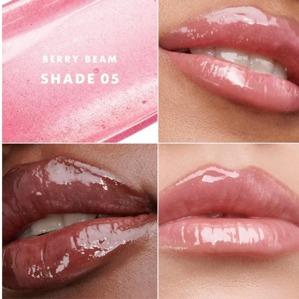 💎 Armani Beauty Prisma Glass Hydrating Lip Gloss Squalane Berry Beam Full-Size